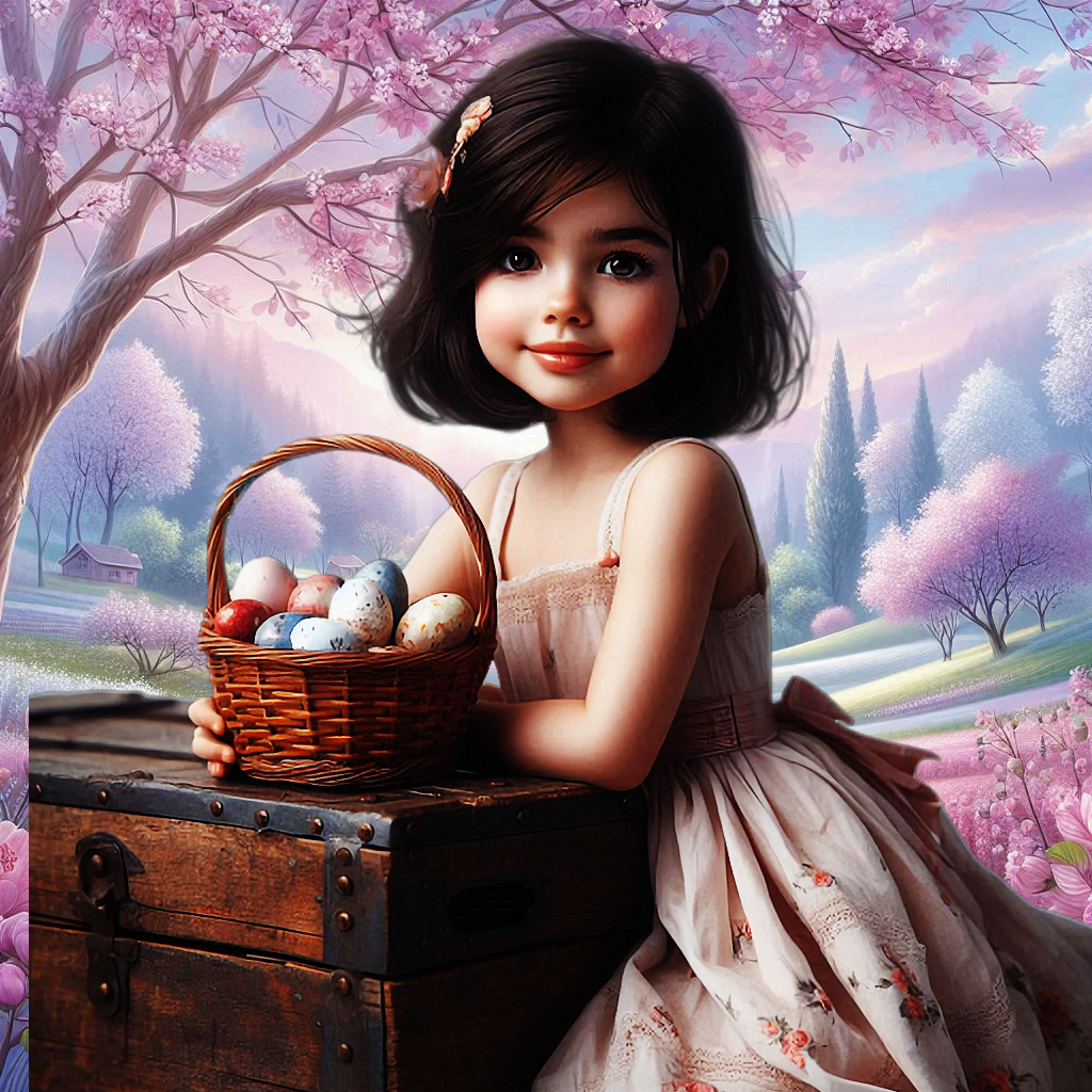 EASTER ROMANTIC WOMAN 02